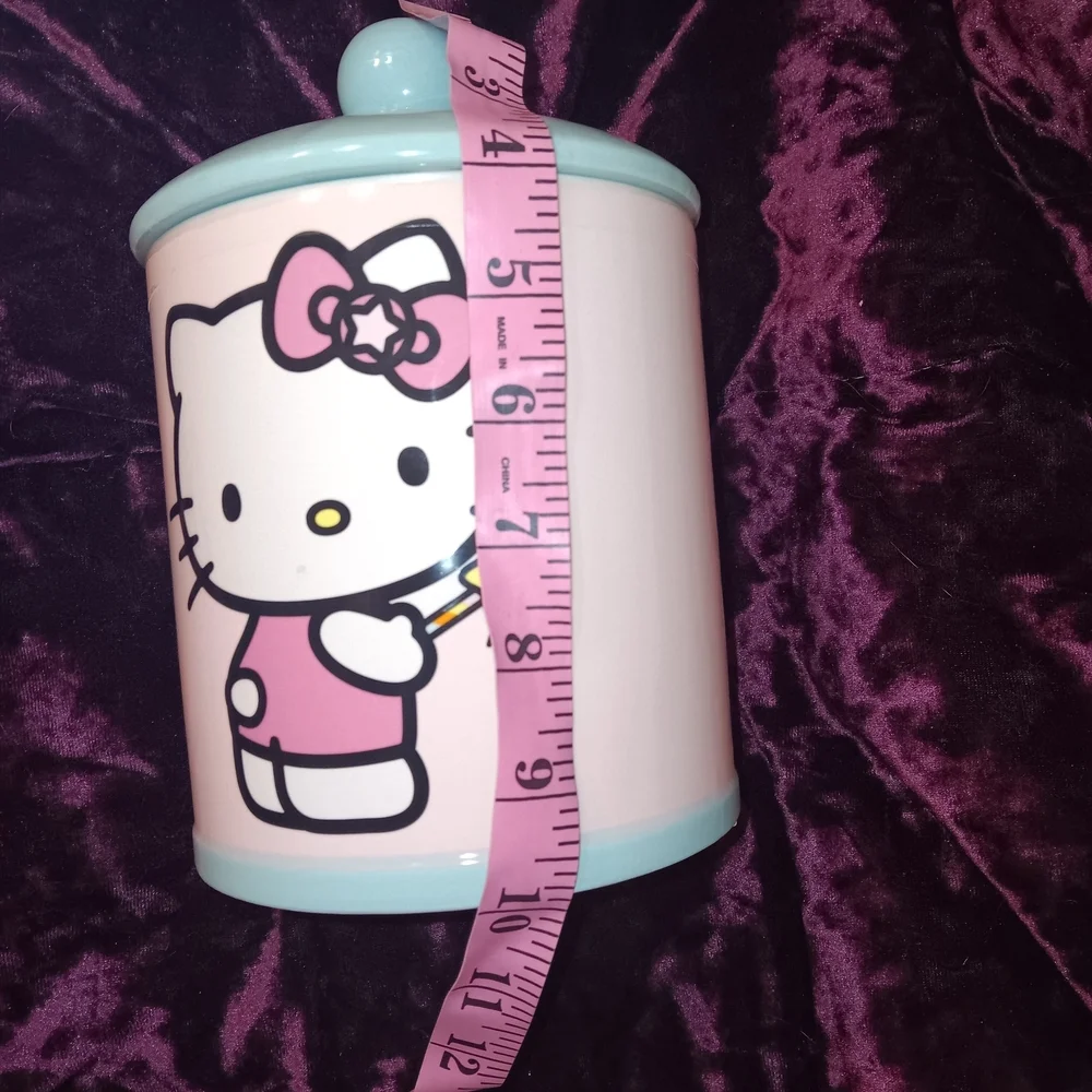 Hello Kitty Pink and Blue Storage Jar - Picture 2 of 3